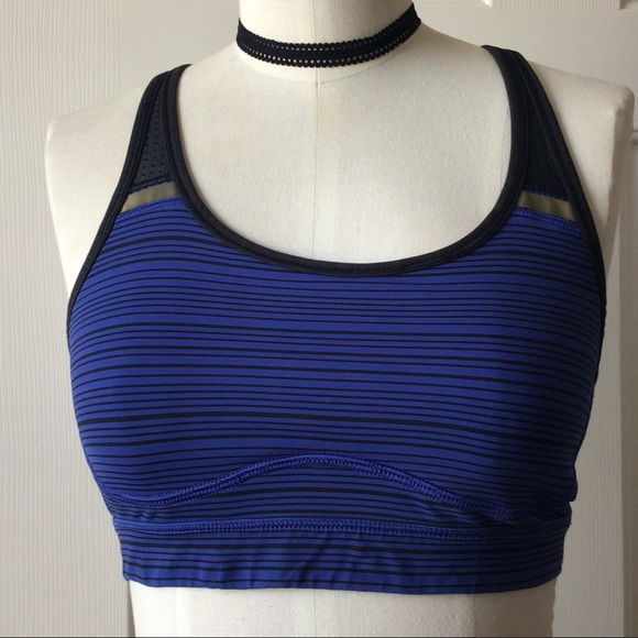 lululemon athletica Blue and Black Sports Bra - Picture 7 of 11